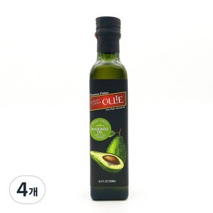올리에 엑스트라버진 프리미엄 에디션 아보카도 오일, 250ml, 4개