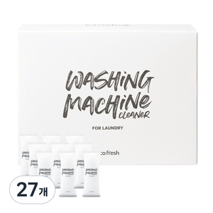 에코후레쉬 세탁조클리너 통돌이 드럼세탁기 통세척 청소, 27개, 100ml