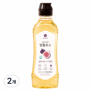 [저칼로리 단맛]쭌스토리 저당 알룰로스, 500g, 2개