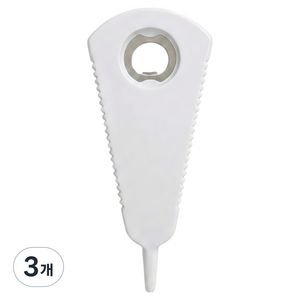 다용도 만능 뚜껑 오프너 멀티 병따개, 3개, 하얀색