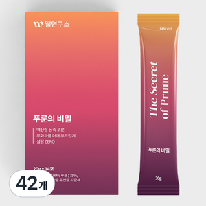 웰연구소 푸룬의 비밀 푸룬스틱, 20ml, 42개