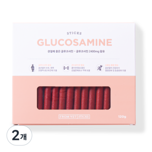 프롬벳 반려동물 순수스틱 영양제, 120g, 뼈/관절강화, 2개