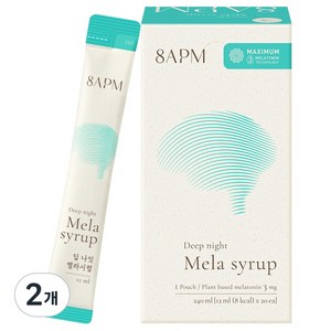 8APM 딥 나잇 멜라시럽, 20회분, 2개