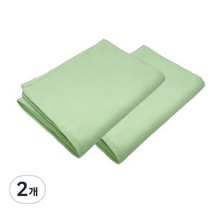JWK 국산 초극세사 스포츠 타월 40 x 90 cm 2장, 2개, Green