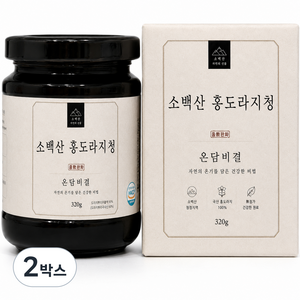 온담비결 소백산 홍도라지청, 2박스, 1개입, 320g