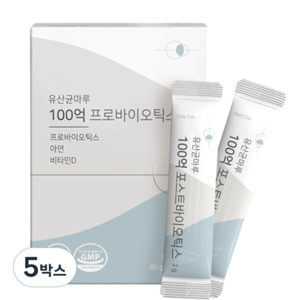 유산균마루 100억 프로바이오틱스, 60g, 5박스