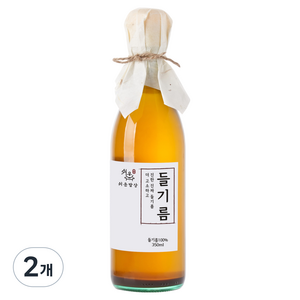 쉬운밥상 고소한 들깨 100% 들기름, 350ml, 2개