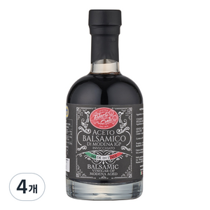 로베르토 발사믹 식초 블랙, 4개, 250ml