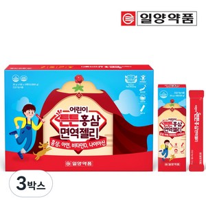 일양약품 어린이튼튼홍삼면역젤리, 3박스, 600g