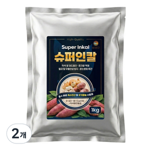 슈퍼인칼 인산 가리 칼슘 비료 고구마 웃자람 농사친구, 2개, 1kg
