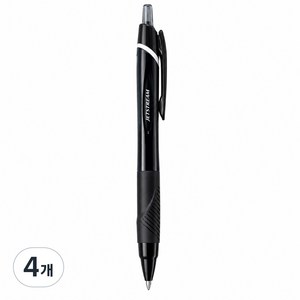 유니 제트스트림 유성볼펜 0.7mm SXN-150-07, 블랙, 4개