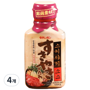 모란봉 스키야키 소스 245g, 4개