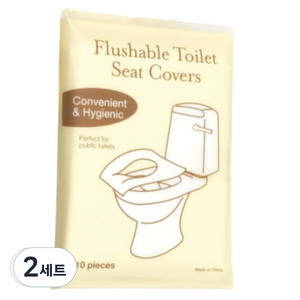 무둔 일회용 휴대용 변기시트 50p, 화이트, 2개