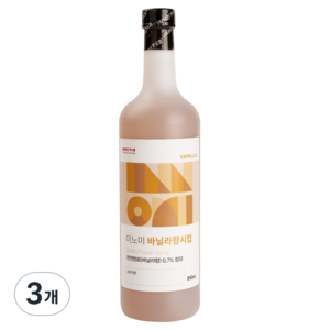 이노라이즈 이노미 바닐라 시럽, 3개, 850ml