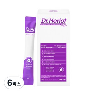 닥터헤리엇 알러지케어 강아지아토피 고양이피부염 츄르영양제, 6박스, 피부/피모+알러지, 300g