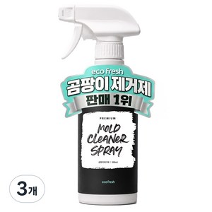 에코후레쉬 플러스 프리미엄 곰팡이 제거제, 3개, 500ml