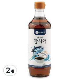 자연한입 더 진한 참치액, 2개, 860ml