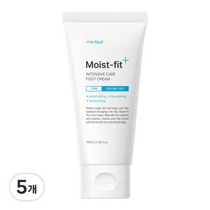 메디율 풋크림 고보습 발각질연화제 발크림 발각질크림 발각질제거, 70ml, 5개, 1개입