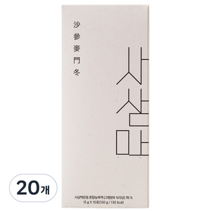 파마블렌드 맥문동 진액 즙 액기스 사삼맥 15g 10포, 20개, 15ml
