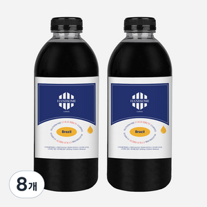 핸섬로스팅하우스 더치커피 브라질 세하도 콜드브루원액, 1L, 1개입, 8개입