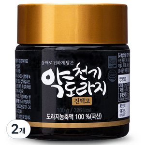웰스앤헬스 국내산 천기 약도라지 진액고 도라지청 약도라지청, 100g, 2개
