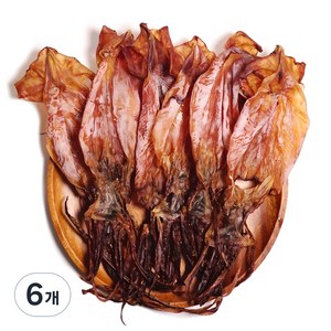 더주 못생겨도 맛있다 쫄쫄이오징어 6미~14미, 220g, 6개