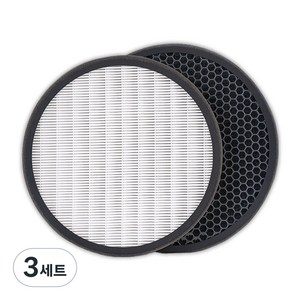 솔로몬필터 LG 퓨리케어 300 공기정청기 호환 필터 AS120VAS AS111VAS, 3세트, AS120시리즈