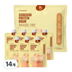 닥터엘리자베스 쏙쏙프로틴 그레인 고단백 저당 식사대용 쉐이크, 14개, 45g