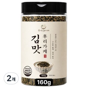 후리고온 김맛 후리가케 맛있는 밥가루 주먹밥, 2개, 160g