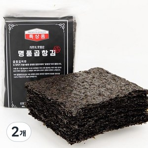 달빛바다수산 사카린무첨가 지주식 무염산 햇 명품곱창김 50장 100장, 240g, 2개