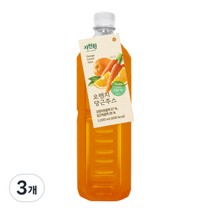 자연원 오렌지당근주스, 3개, 1L