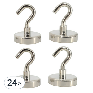 마니코 초강력 네오디움 고리자석 후크고리형 후크자석 걸이형 48mm, 24개