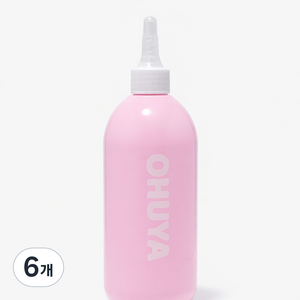 오후아 라즈베리 헤어식초 OHUYA 물광헤어식초 헤어 식초 헤어 에센스, 6개, 400ml