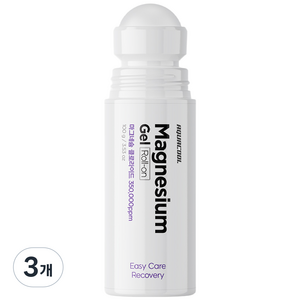 아쿠아쿨 마그네슘 겔 롤온 / 350000ppm 쿨+핫 손에묻지않는 간편케어, 3개, 1개입