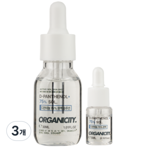 OGC 피부 장벽 회복 덱스 D-판테놀 75% 원액 앰플, 3개, 30ml