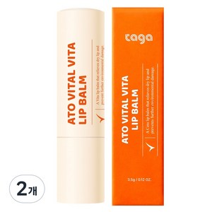 타가 키즈 유아 립밤 마데카 어린이 고보습립밤, 2개, 3.5g
