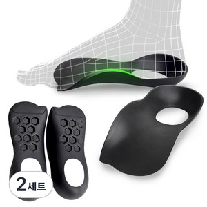 웰메디 아치 보조 기능성 신발 깔창, 2세트