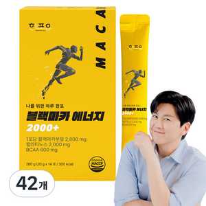 한포유 블랙마카 에너지 2000+, 42개, 20g