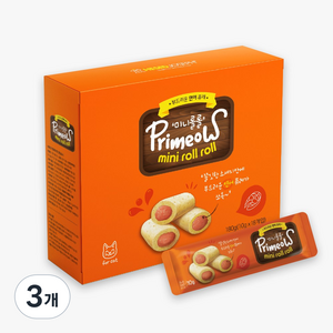 CY요셉트레이딩 고양이 프리미요 미니롤롤 소세지 퓨레 10g x 18p, 연어, 180g, 3개