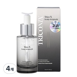 트리코닉스 트리코엑스 두피 피쿠스앰플, 4개, 30ml