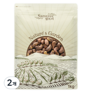 샘트리 베트남 껍질 캐슈넛, 1kg, 2개