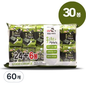 이반장 올리브유 광천 도시락김, 4g, 60개
