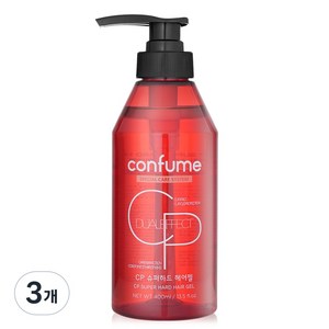 과일나라 컨퓸 슈퍼하드 헤어젤, 400ml, 3개