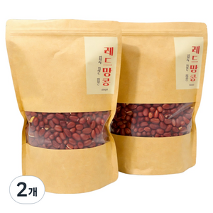 [나나컴퍼니] 볶음땅콩 껍질째먹어도맛있는 레드땅콩, 2개, 500g