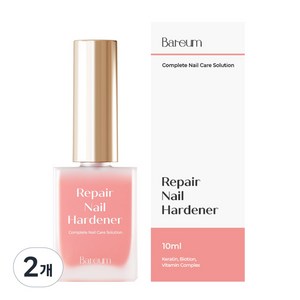 Bareum 손발톱 네일 영양제 강화제, 10ml, 2개