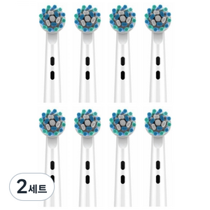 티커스트 오랄비 브라운 크로스액션 호환 전동칫솔모 리필 8개입, 2세트