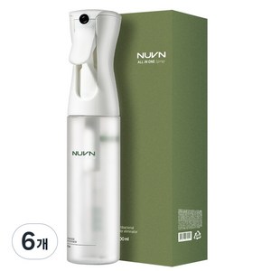 누븐 탈취제 냄새삭제 섬유탈취제 룸스프레이, 300ml, 6개