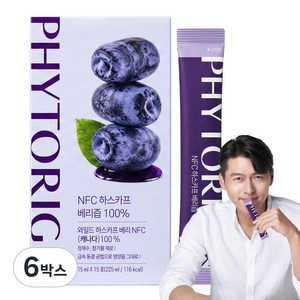 파이토리진 NFC 와일드 하스카프 베리즙 100%, 6박스, 225ml