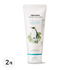 오가본 씨앗품은 유기농 시원 수딩젤 세트, 150ml, 2개