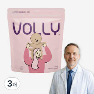 미국 특허 강아지 눈영양제 100일 급여가능 메이드인랩 볼리, 100g, 눈물개선/눈건강, 3개
